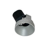 Nora Lighting 4" Iolite LED Round Trimless Adjustable Slot, 10-Degree Optic, 850Lm / 12W, 3000K, Haze Finish 