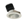 Nora Lighting 4" Iolite LED Round Wall Wash, 1500Lm/2000Lm Varies By Housing, 5000K, Haze Reflector / White Flange 