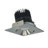 Nora Lighting 4" Iolite LED Square Adjustable Cone Reflector, 800Lm / 14W, Comfort Dim, White Reflector / White Flange 