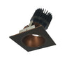 Nora Lighting 4" Iolite LED Square Adjustable Reflector With Round Aperture, 1500Lm/2000Lm Varies By Housing, 2700K, Bronze Reflector / Bronze Flange 