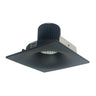 Nora Lighting 4" Iolite LED Square Bullnose, 1000Lm / 14W, 3500K, Black Finish 