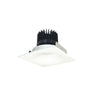 Nora Lighting 4" Iolite LED Square Bullnose, 800Lm / 14W, Comfort Dim, Natural Metal Finish 