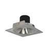 Nora Lighting 4" Iolite LED Square Bullnose, 10-Degree Optic, 950Lm / 12W, 3500K, Natural Metal Finish 