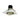 Nora Lighting 4" Iolite LED Square Reflector With Round Aperture, 1000Lm / 14W, 4000K, Champagne Haze Reflector / Matte Powder White Flange 
