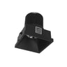 Nora Lighting 4" Iolite LED Square Trimless Downlight, 10-Degree Optic, 850Lm / 12W, 2700K, Black Finish 