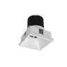 Nora Lighting 4" Iolite LED Square Trimless Downlight, 10-Degree Optic, 850Lm / 12W, 2700K, Matte Powder White Finish 