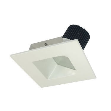 Nora Lighting 4" Iolite LED Square Wall Wash, 1000Lm / 14W, 4000K, White Reflector / White Flange