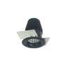 Nora Lighting 1" Iolite LED Bwf Round Bullnose, 600Lm, 2700K, Black Reflector / Black Flange 