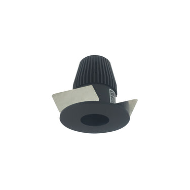 Nora Lighting 1" Iolite LED Bwf Round Reflector, 600Lm, Comfort Dim, Black Reflector / Black Flange