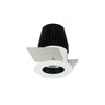 Nora Lighting 1" Iolite LED Bwf Round Reflector, 600Lm, 3500K, Black Reflector / White Flange 