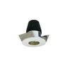 Nora Lighting 1" Iolite LED Bwf Round Reflector, 600Lm, Comfort Dim, Champagne Haze Reflector / Matte Powder White Flange 