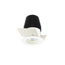 Nora Lighting 1" Iolite LED Bwf Round Reflector, 600Lm, 2700K, Matte Powder White Reflector / Matte Powder White Flange 