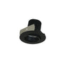 Nora Lighting 2" Iolite LED Round Adjustable Cone Reflector, 10-Degree Optic, 800Lm / 12W, 4000K, Black Reflector / Black Flange 