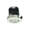 Nora Lighting 2" Iolite LED Round Adjustable Cone Reflector, 1500Lm/2000Lm/2500Lm Varies By Housing, 4000K, Haze Reflector / White Flange 