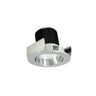 Nora Lighting 2" Iolite LED Round Adjustable Cone Reflector, 1000Lm / 14W, 2700K, Natural Metal Reflector / Natural Metal Flange 