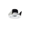 Nora Lighting 2" Iolite LED Round Adjustable Cone Reflector, 10-Degree Optic, 800Lm / 12W, 4000K, White Reflector / White Flange 