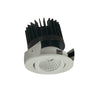 Nora Lighting 2" Iolite LED Round Adjustable Gimbal, 1500Lm/2000Lm/2500Lm Varies By Housing, 4000K, White Finish 