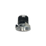 Nora Lighting 2" Iolite LED Round Bullnose, 1500Lm/2000Lm/2500Lm Varies By Housing, 2700K, Natural Metal Finish 