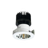 Nora Lighting 2" Iolite LED Round Reflector, 1500Lm/2000Lm/2500Lm Varies By Housing, 5000K, Specular Clear Reflector / Matte Powder White Flange 