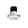 Nora Lighting 2" Iolite LED Round Reflector, 1000Lm / 14W, 2700K, Haze Reflector / Matte Powder White Flange 