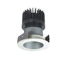 Nora Lighting 2" Iolite LED Round Reflector, 1500Lm/2000Lm/2500Lm Varies By Housing, 3500K, Haze Reflector / Matte Powder White Flange 