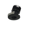 Nora Lighting 2" Iolite LED Round Adjustable Pinhole, 1500Lm/2000Lm/2500Lm Varies By Housing, 3500K, Black Pinhole / Black Flange 