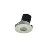 Nora Lighting 2" Iolite LED Round Adjustable Pinhole, 1000Lm / 14W, 3500K, White Pinhole / White Flange 
