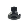 Nora Lighting 2" Iolite LED Round Pinhole, 1000Lm / 14W, 5000K, Black Pinhole / Black Flange 