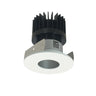 Nora Lighting 2" Iolite LED Round Pinhole, 1500Lm/2000Lm/2500Lm Varies By Housing, Comfort Dim, Haze Pinhole / Matte Powder White Flange 