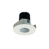 Nora Lighting 2" Iolite LED Round Pinhole, 800Lm / 14W, Comfort Dim, Matte Powder White Pinhole / Matte Powder White Flange 