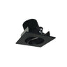 Nora Lighting 2" Iolite LED Square Adjustable Cone Reflector, 1000Lm / 14W, 4000K, Black Reflector / Black Flange 
