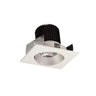 Nora Lighting 2" Iolite LED Square Adjustable Cone Reflector, 10-Degree Optic, 800Lm / 12W, 3000K, Haze Reflector / White Flange 