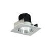 Nora Lighting 2" Iolite LED Square Adjustable Cone Reflector, 1000Lm / 14W, 5000K, Natural Metal Reflector / Natural Metal Flange 