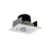 Nora Lighting 2" Iolite LED Square Adjustable Gimbal, 800Lm / 14W, Comfort Dim, White Finish 