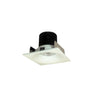 Nora Lighting 2" Iolite LED Square Bullnose, 1000Lm / 14W, 5000K, White Finish 