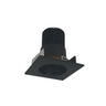 Nora Lighting 2" Iolite LED Square Reflector With Round Aperture, 800Lm / 14W, Comfort Dim, Bronze Reflector / Bronze Flange 