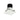Nora Lighting 2" Iolite LED Square Reflector With Round Aperture, 1000Lm / 14W, 3000K, Matte Powder White Reflector / Matte Powder White Flange 