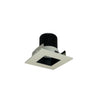 Nora Lighting 2" Iolite LED Square Reflector With Square Aperture, 1000Lm / 14W, 2700K, Black Reflector / White Flange 