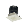 Nora Lighting 2" Iolite LED Square Reflector With Square Aperture, 1500Lm/2000Lm/2500Lm Varies By Housing, 3500K, White Reflector / White Flange 