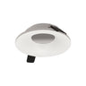 Nora Lighting 2" Iolite Can-Less Round Bullnose Trim, White Finish 