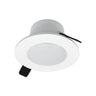 Nora Lighting 2" Iolite Can-Less Round Downlight Trim, Matte Powder White Finish 