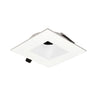 Nora Lighting 2" Iolite Can-Less Square Downlight Trim, White Finish 