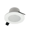 Nora Lighting 4" Iolite Can-Less Round Downlight Trim, Matte Powder White Finish 