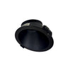 Nora Lighting 4" Iolite Can-Less Slope Trim, Black Finish 
