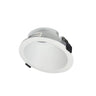 Nora Lighting 4" Iolite Can-Less Slope Trim, Matte Powder White Finish 