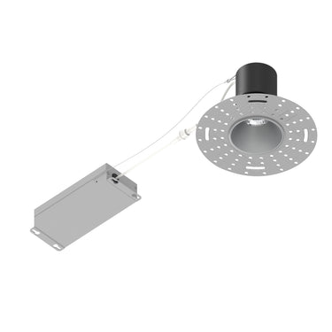 Haze Finish – Nora 4" Iolite Can-less Round Trimless Downlight product photo – alternate view