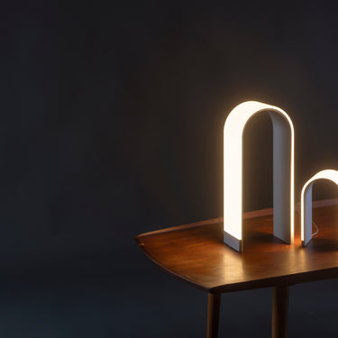 Koncept Mr N Table Lamp Silver Soft White Light
