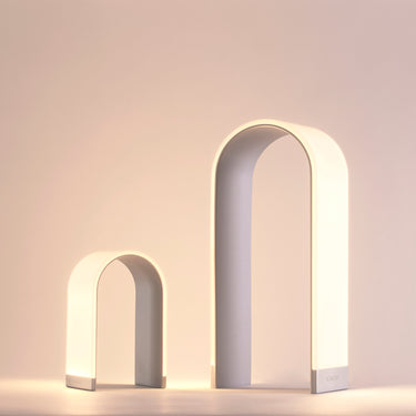 Koncept Mr N Tall Table Lamp Silver Soft White Light