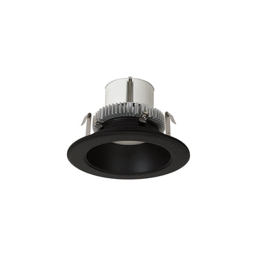 1000lm / 12W, 120V 2700K Black Reflector / Black Flange – Nora 4" Cobalt Click Round Retrofit Reflector product photo