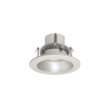 1000lm / 12W, 120V 2700K Haze Reflector / White Flange – Nora 4" Cobalt Click Round Retrofit Reflector product photo